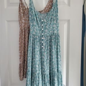 Floral Button-Down Dresses